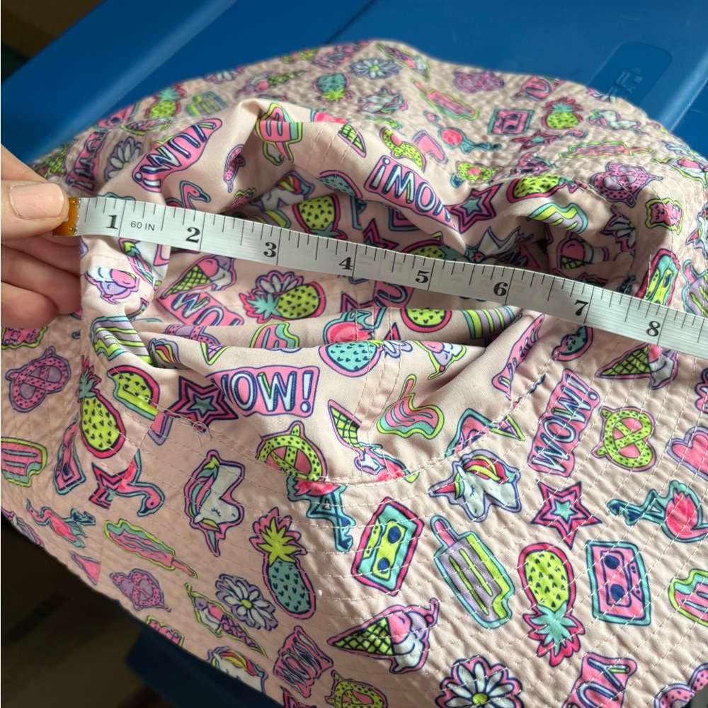 Kids Fun Patterned Reversible Sun Hat - Picture 2 of 3
